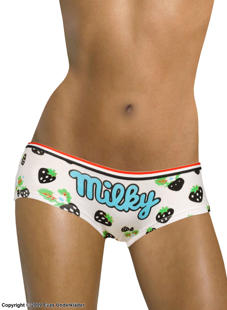 Panty with milky design